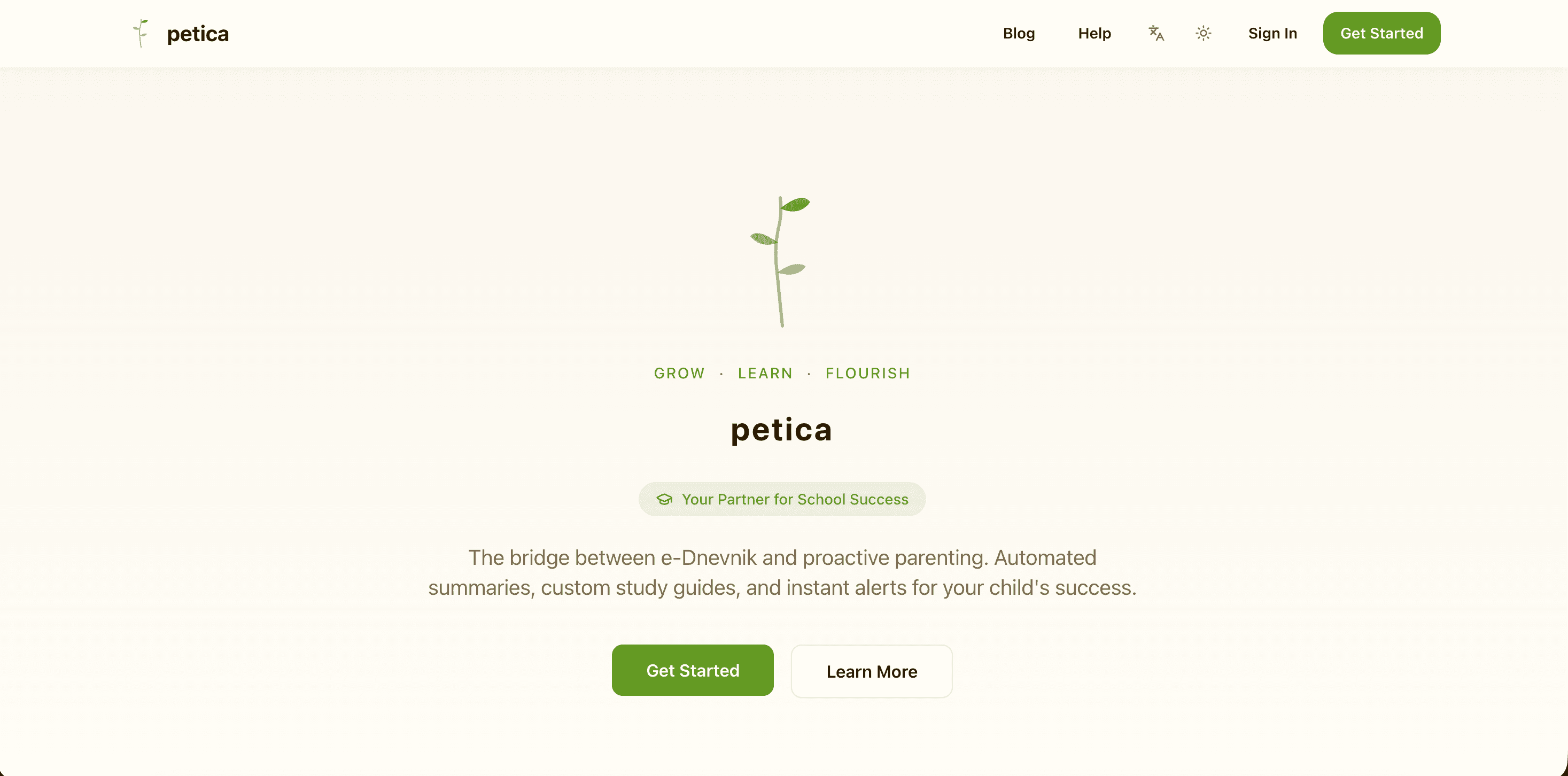Petica app hero